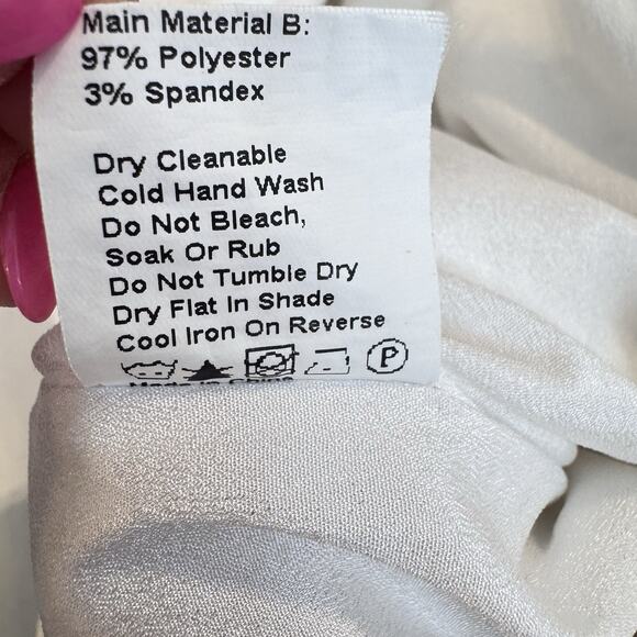 Asilio Womens Back With A Vengeance Size *XS* White Crochet Lace Bride Wedding - Picture 7 of 16